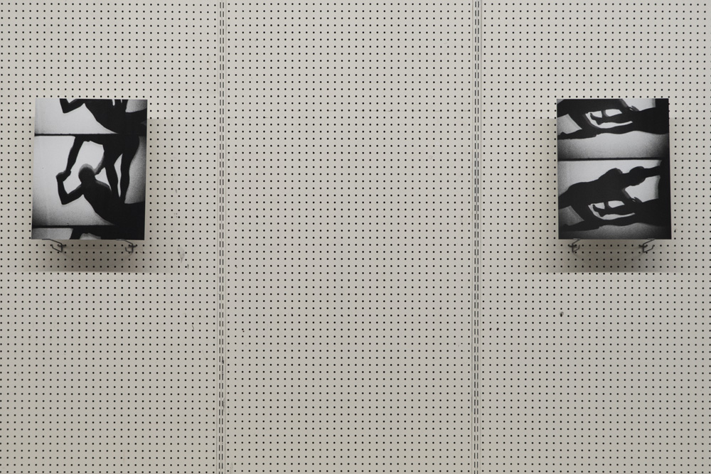 Untitled (installation view)<br />silver gelatin prints from 16mm film<br />2016